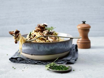 Pilz-Pasta mit Kräutern